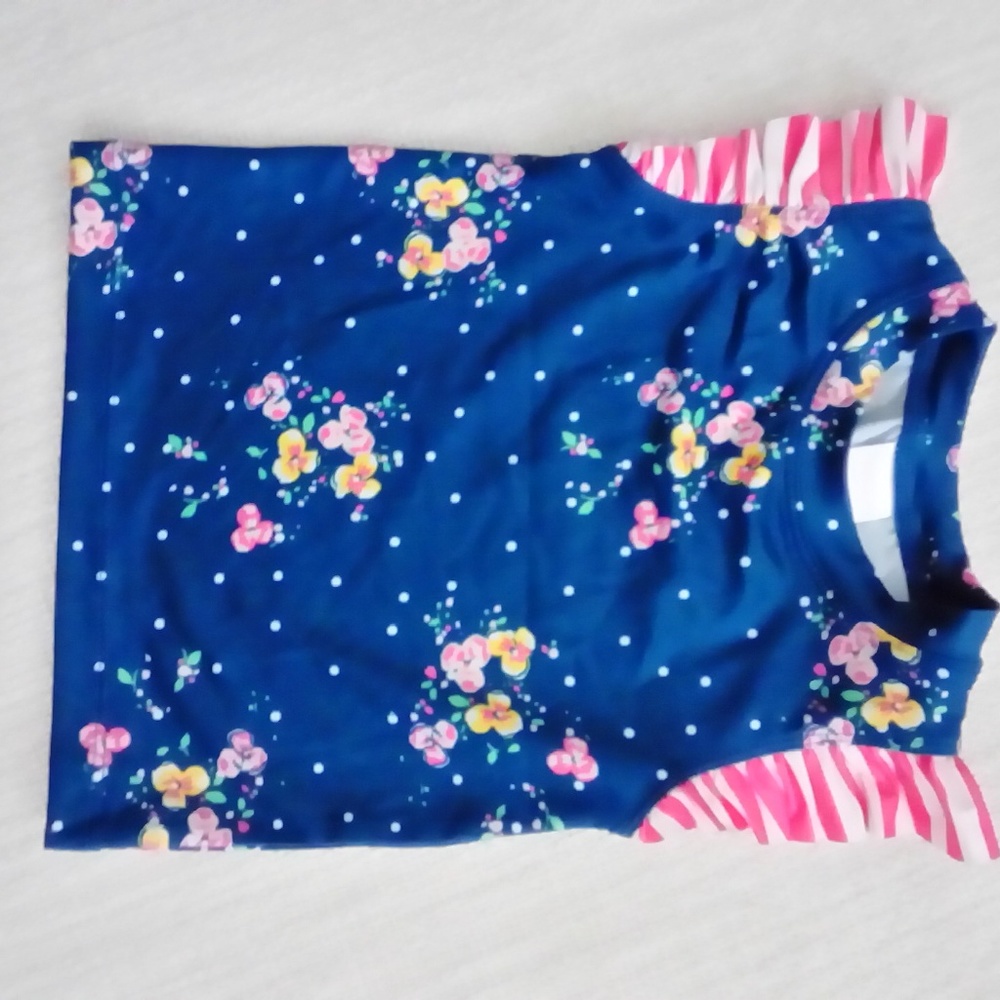 Harper Canyon Ruffle Rashguard Swimsuit Set 12M - Picture 8 of 8